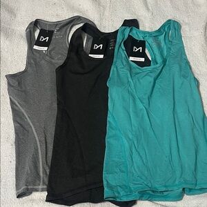 Women's Tank Tops - Black, Gray, and Blue